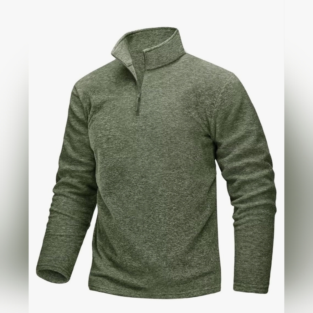 TACVASEN Men's Quarter Zip Long Sleeve Sweatshirt Size XXL